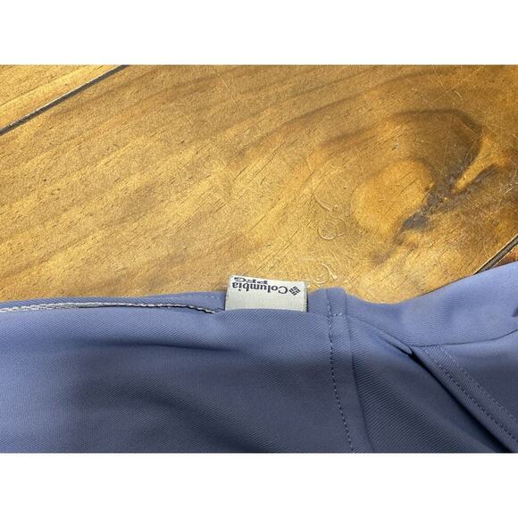 Columbia PFG Tidal Dress Medium Sleeveless Blue Sun Protection Shorts Pockets - Picture 10 of 11